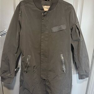 Zara Vintage Black Rain Coat